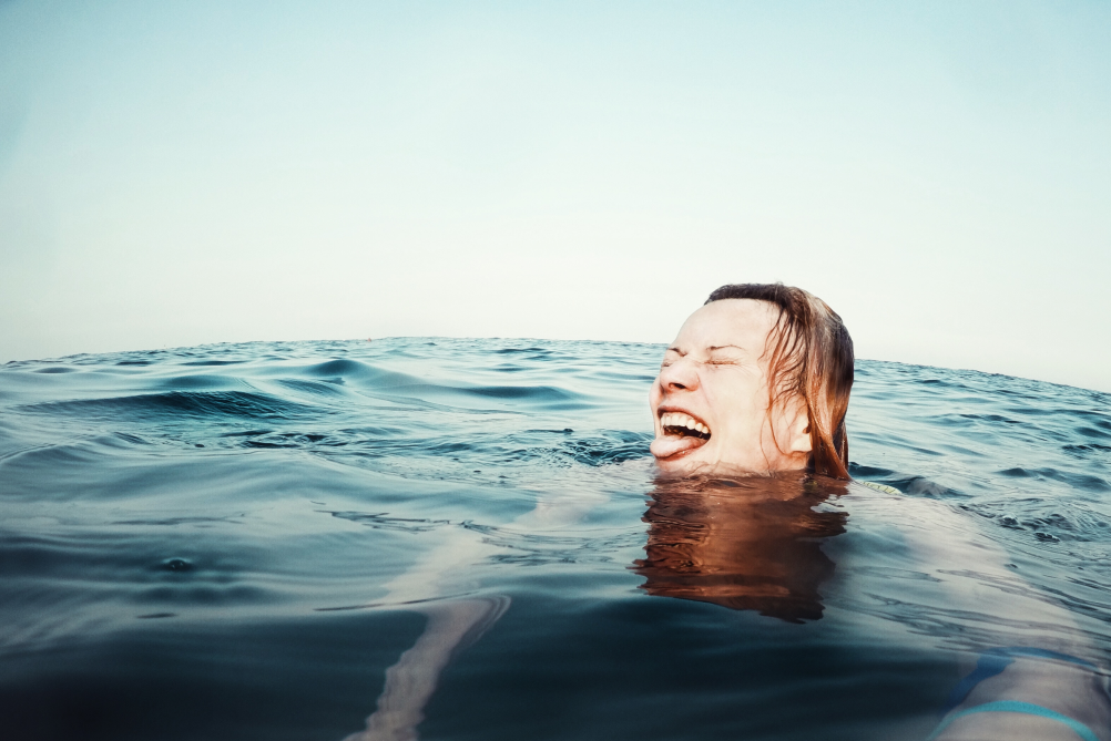 happy-woman-swimming